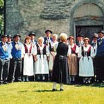 Jodlermesse von Jost Marty mit Pfarrer Leo Kümin, Langnau am Albis, Jodlerclub Langnau am Albis und Jodelclub Bergblüemli Wangen