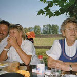 Fröhliche Zuhörer