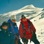 Im Aufstieg zum Weissmies mit Werni