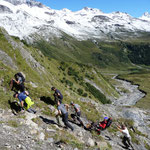 Steiler Aufstieg, 415m