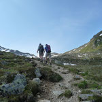 Im Aufstieg zur Kessihütte 2458m