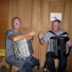 René und Ernst bei der Abendunterhaltung