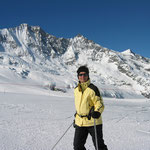 2003 Saas Fee mit Mischabelgruppe