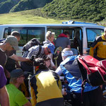 Die Ankunft der Procap Truppe