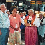 Ursula und Ernst Fenner mit Frau Marty