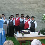 Pfarrer Josef Mannhart, Sargans führt durch die Jodlermesse