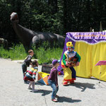 Clown Ferdi im Saurierpark Kleinwelka 