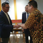 Michael accompanied Chongqing Government met with Governor of Jawa Barat Ridwan Kamil