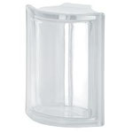 Clear 1919/8 Corner Clearview Clear Eckstein (19x10,2x8) Klar Endstein Rund Glasbausteine Glass Blocks Glassteine Briques de verre  Svizzero Dansk Danmark Glas Blokke Glasbaustein Steklo Bloki Slovenija Bloques de vidrio Blocos de vidro España Portugal