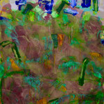 Patrick Baillet,  Abstraction végétales- 114x162cm- Galerie Gabel, Biot 