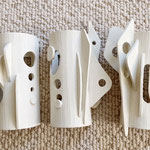 Olivia Cognet, applique  en céramique sur commande