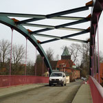 endlich fertig: Brücke mit Windverband