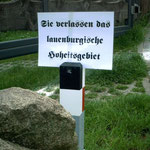 Grenzmarkierung zur 800-Jahr-Feier