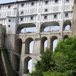 Mantelbrücke 1767 Verbindung zwischen Residenz, Garten und Theater