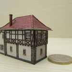 (c) W. Fehse - Stellwerk Waldheim Wo, Putz hell, 1:220 (Z)