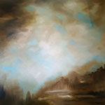 Le passage - huile sur toile 100x100