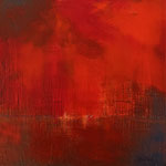 Couleurs pourpres - huile sur toile 30x30