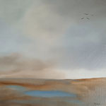 Bienveillance - huile sur toile 30x30