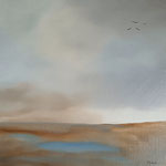 Bienveillance - huile sur toile 30x30