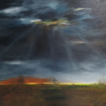 Présage - huile sur toile 50x50
