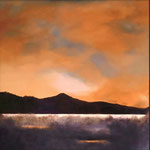 Embrasement - huile sur toile 80x80