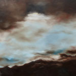 Survol - huile sur toile 80x80