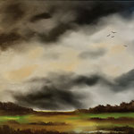 Cornouailles - huile sur toile 50x50