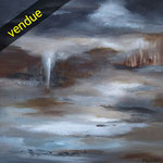 Errance - huile sur toile 30x30