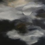 Eclipse - huile sur toile 25P