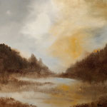 L'aurore - huile sur toile 60x60
