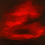 Fusion - huile sur toile 30x30