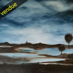 Vagabondages - huile sur toile 60x60