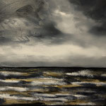 Ecumes - huile sur toile 40x40