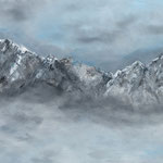 L'infiniment pur - huile sur toile 70x50