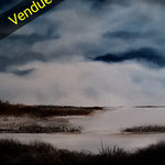 Camargue - huile sur toile 30x30