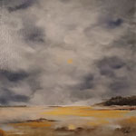 Terre de vie - huile sur toile 50x50