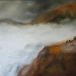 La cité perdue - huile sur toile 70x70