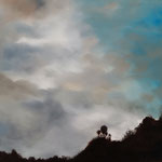 Ephémère - huile sur toile 50x50
