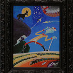 Hommage au compteur d'étoiles (45x55cm)