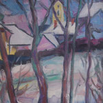 St. Georgen an der Gusen I,  Öl/Lw, 60 x 40 cm