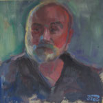 Georg,  Öl/Holz, 30 x 30 cm