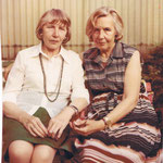 1974, Ursulas Tante, Hilde Stock-Sylvester, und Mutter Gerda in Bonn