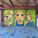 @elbochoberlin ↨  Location: Teufelsberg Berlin (D) ↨ . Tags: Lostplace, Spytower, Frau, Mädchen, Girl, . Code: muralbetexx - powered by: www.scheelen-allianz.de