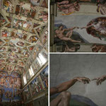 World known interior paintings by Michelangelo inside Sistine Chapel, Copyright © 2012