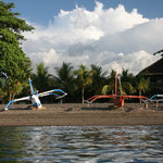 Fishing boats in Lovina, Copyright © 2012