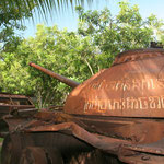 Rejected Soviet tank, used by the Khmer Rouge, Siem Reap / Cambodia, Copyright © 2011