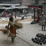 Pottery market / Kathmandu, Copyright © 2008