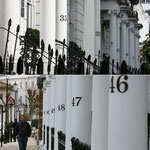 House numbers, London / England, Copyright © 2012