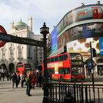 Well-known Piccadilly Circus, London / England, Copyright © 2012