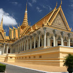 The throne hall inside the Royal Palace complex, Phnom Penh / Cambodia, Copyright © 2011